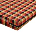 House Fox 6.25x6 Cotton Mattress Cover King Double Bed (75x72x6 inch) with Zipper| Non-Shrink Heavy Fabric | Strong Zip with Metal Lock | Interlocked Stitching | 360 Degree Fully Covered