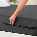 House Fox 6.5x6 Cotton Mattress Cover King Double Bed (78x72x6 inch) with Zipper| Non-Shrink Heavy Fabric | Strong Zip with Metal Lock | Interlocked Stitching | 360 Degree Fully Covered
