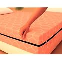 House Fox 6.5x6 Cotton Mattress Cover King Double Bed (78x72x6 inch) with Zipper| Non-Shrink Heavy Fabric | Strong Zip with Metal Lock | Interlocked Stitching | 360 Degree Fully Covered