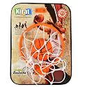house of gifts basket ball kit for kids playing indoor outdoor basket ball hanging board with ball sports- Multi color