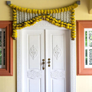 house of kushalini home decor door hanging toran badhanwar for all festivals decoration marigold