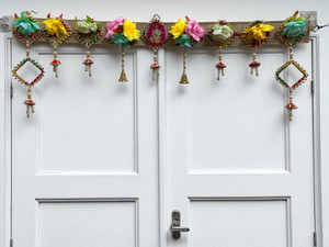 house of kushalini home decor door hanging toran badhanwar for all festivals decoration marigold