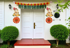 house of kushalini home decor door hanging toran badhanwar for all festivals decoration marigold