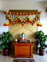 House of Kushalini Home Decor Door Hanging Toran Badhanwar For All Festivals Decoration Marigold