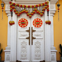 House of Kushalini Home Decor Door Hanging Toran Badhanwar For All Festivals Decoration Marigold