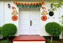 House of Kushalini Home Decor Door Hanging Toran Badhanwar For All Festivals Decoration Marigold