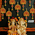 House of Kushalini Home Decor Door Hanging Toran Badhanwar For All Festivals Decoration Marigold