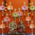House of Kushalini Home Decor Door Hanging Toran Badhanwar For All Festivals Decoration Marigold