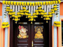 House of Kushalini Home Decor Door Hanging Toran Badhanwar For All Festivals Decoration Marigold