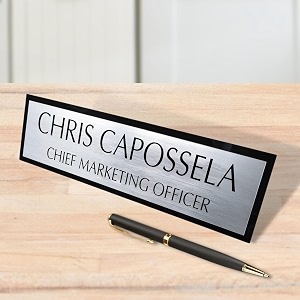 house nameplate - rectangle shape - gold and black - mandella golden brushed printed name plate use of door name plate silver 8  26 inch