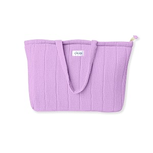 premium cotton waffle quilted tote bag large spacious handbag for college office work travel shopping amp daily use