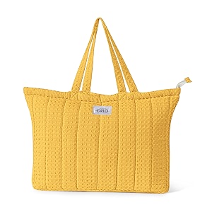 premium cotton waffle quilted tote bag large spacious handbag for college office work travel shopping amp daily use