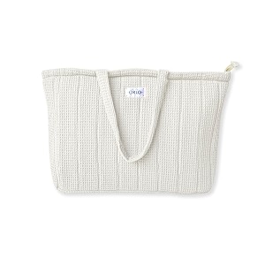 premium cotton waffle quilted tote bag large spacious handbag for college office work travel shopping amp daily use