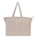 Premium Cotton Waffle Quilted Tote Bag, Large Spacious Handbag for College, Office, Work, Travel, Shopping &amp; Daily Use