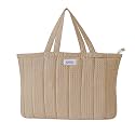Premium Cotton Waffle Quilted Tote Bag, Large Spacious Handbag for College, Office, Work, Travel, Shopping & Daily Use