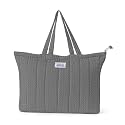 Premium Cotton Waffle Quilted Tote Bag, Large Spacious Handbag for College, Office, Work, Travel, Shopping &amp; Daily Use