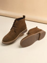 House of Pataudi Men brown suede casual