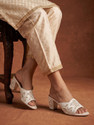 House of Pataudi Women Heels Sandal Off