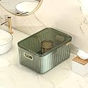 House of Quirk Heart Shape Cosmetic Storage Tray – Makeup Organizer for Lipstick, Perfume &amp; Skincare, Large Capacity Dressing Table Makeup Holder, Vanity Organizer Tray (Grey)