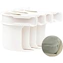 House of Quirk Bed Sheet Holders – Set of 4 Fitted Sheet Corner Locks, Keep Sheets Tight and Secure, Sheet Grippers for Perfectly Fitted Bedding