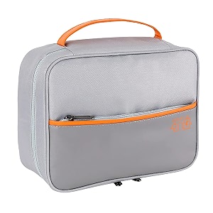 house of quirk electronics travel organizer single layer cable organizer bag watreproof electronics accessories storage bag for cord charger phone power bank hard drive grey polyester