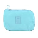 House of Quirk Multi-Function Portable Digital Product Storage Bag Electronic Accessories Travel Data Organizer Cable Organizer Pouch Shock-Proof Charger Data Line Bag - Light Blue
