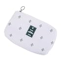 House of Quirk Nylon Multi-Function Portable Digital Product Storage Bag Electronic Accessories Travel Data Organizer Cable Organizer Pouch Shock-Proof Charger Data Line Bag - White Cactus
