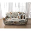 House of Quirk Universal Double Seater Sofa Cover Big Elasticity Cover for Couch Flexible 140 GSM Sofa Slipcover (Backwood Green, 145-185cm)