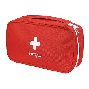 house of quirk portable first aid empty kit pouch mergency survival bag medicine bag for home office travel camping sport backpacking hiking cycling gym car outdoor
