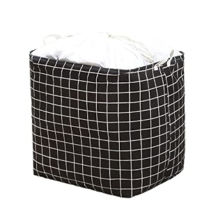 house of quirk square storage baskets waterproof canvas children laundry nursery hamper for shelves gift baskets toy organizer room dcor 100 litre white pineapple