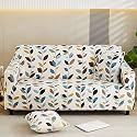 House of Quirk Universal Double Seater Sofa Cover Big Elasticity Cover for Couch Flexible 140 GSM Sofa Slipcover (Backwood Green, 145-185cm)