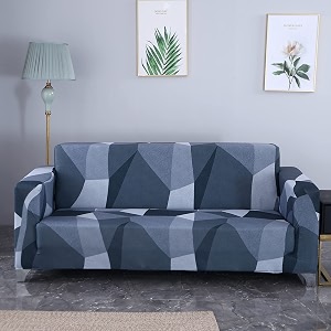 house of quirk universal four seater sofa cover big elasticity cover for couch flexible 140 gsm sofa slipcover grey darkgrey prism 230-300cm