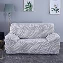 House of Quirk Universal Double Seater Sofa Cover Big Elasticity Cover for Couch 140 GSM Sofa Slipcover (Complex Grey, 145-185cm)