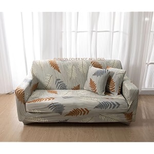 house of quirk universal single seater sofa cover big elasticity cover for couch flexible 140 gsm sofa slipcover backwood green 90-145cm