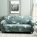 House of Quirk Universal Single Seater Sofa Cover Big Elasticity Cover for Couch Flexible 140 GSM Sofa Slipcover (Green Pearly Grey, 90-145cm)