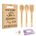 House Warming Gifts New Home, Cutting Board Set New Home Gift Ideas