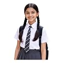 HOUSE OF WHITE & BLACK | School Uniform Half Sleeve White Shirt | Formal Uniform Shirts for Girls | Kids School Wear | Readymade Stitched Shirt for Students