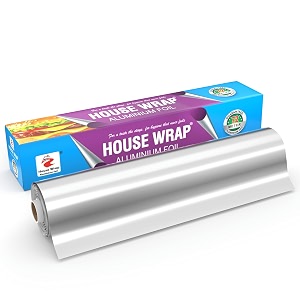 house wrap aluminium foil paper 72m for food packing cooking baking  super saver family pack  foil paper for food wrap 11 microns 72m new