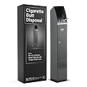 Cigarette Butt Disposal Outdoor, Cigarette Disposal Outdoor, Grey, 36”H