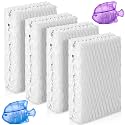 HOUSEMAX 4 Pack WF813 Humidifier Wick Filters with 2 Cleaning Fish, Compatible with Vicks Equate Eqwf813 Eq-2119-Ul, Relion RCM-832 RCM-832N, ProCare PCCM-832N Cool Mist Humidifier Replacement Filter