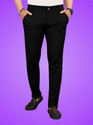 HouseOfComman Regular Fit Men Black Trousers
