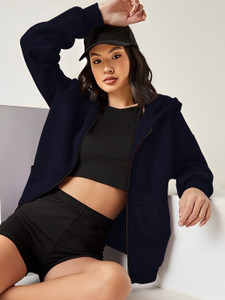 houseofcommon full sleeve solid women jacket