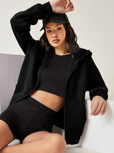 houseofcommon full sleeve solid women jacket