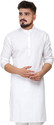HouseOfCommon Men Solid Straight Kurta