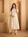HOUSEOFKALI Embroidered Anarkali Kurta Bottom Dupatta