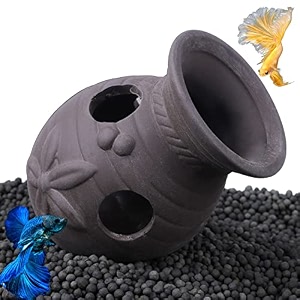 fish decorations for tank fish tank decorations pure natural clay without paint layer vase aquarium dcor cave shrimps shading light hide cages hide from breeding habitat