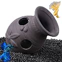 Fish Decorations for Tank. Fish Tank Decorations Pure Natural Clay Without Paint Layer Vase Aquarium décor cave Shrimps Shading Light Hide Cages Hide from breeding Habitat