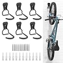 Housolution Bike Wall Mount with Fixed Hook, [6 Pack] Bike Storage Rack