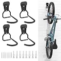 Housolution Bike Wall Mount with Fixed Hook, [4 Pack] Bike Storage Rack