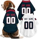 Houston Dog Clothes Custom Name Number T Shirt for Dog Gifts